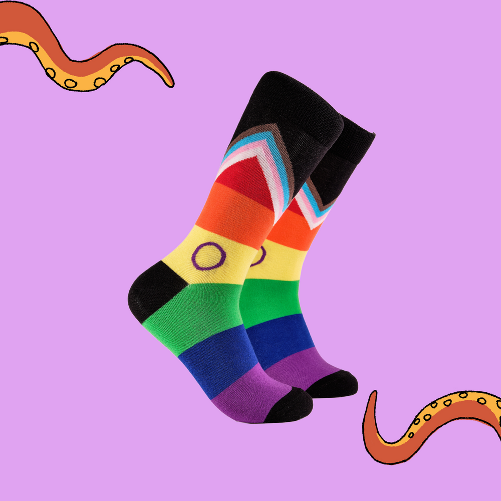 
                  
                    LGBTQA+ Socks - Progress Pride
                  
                