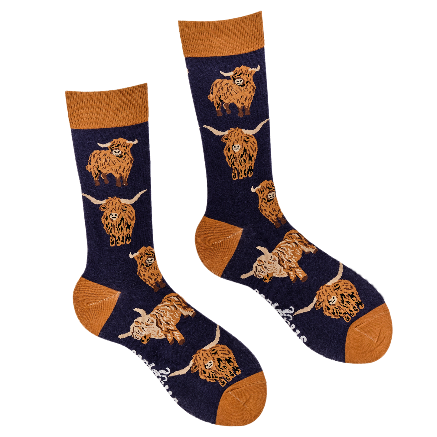 Och Aye the Moo! Socks