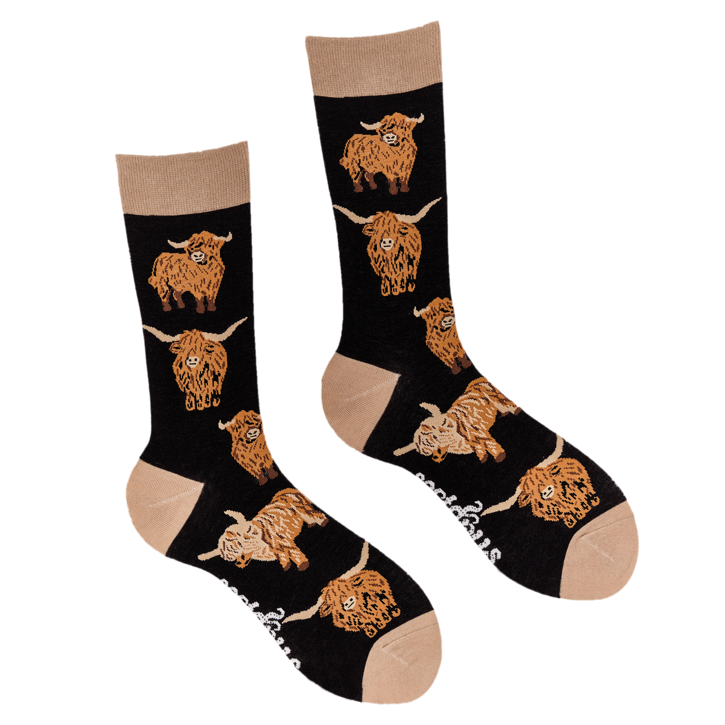 Och Aye the Moo! Socks