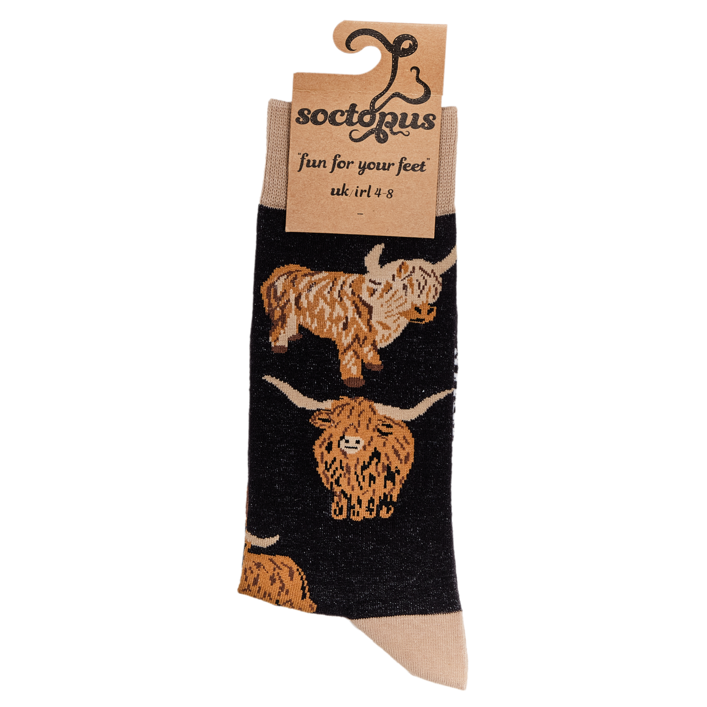 Och Aye the Moo! Socks