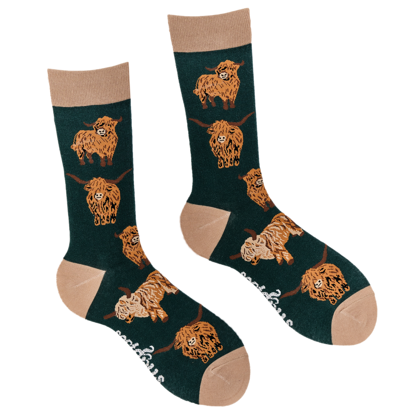 Och Aye the Moo! Socks