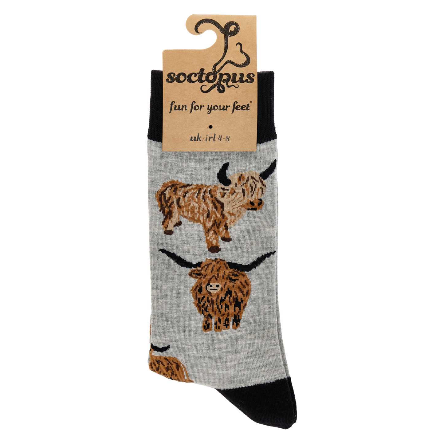 Och Aye the Moo! Socks