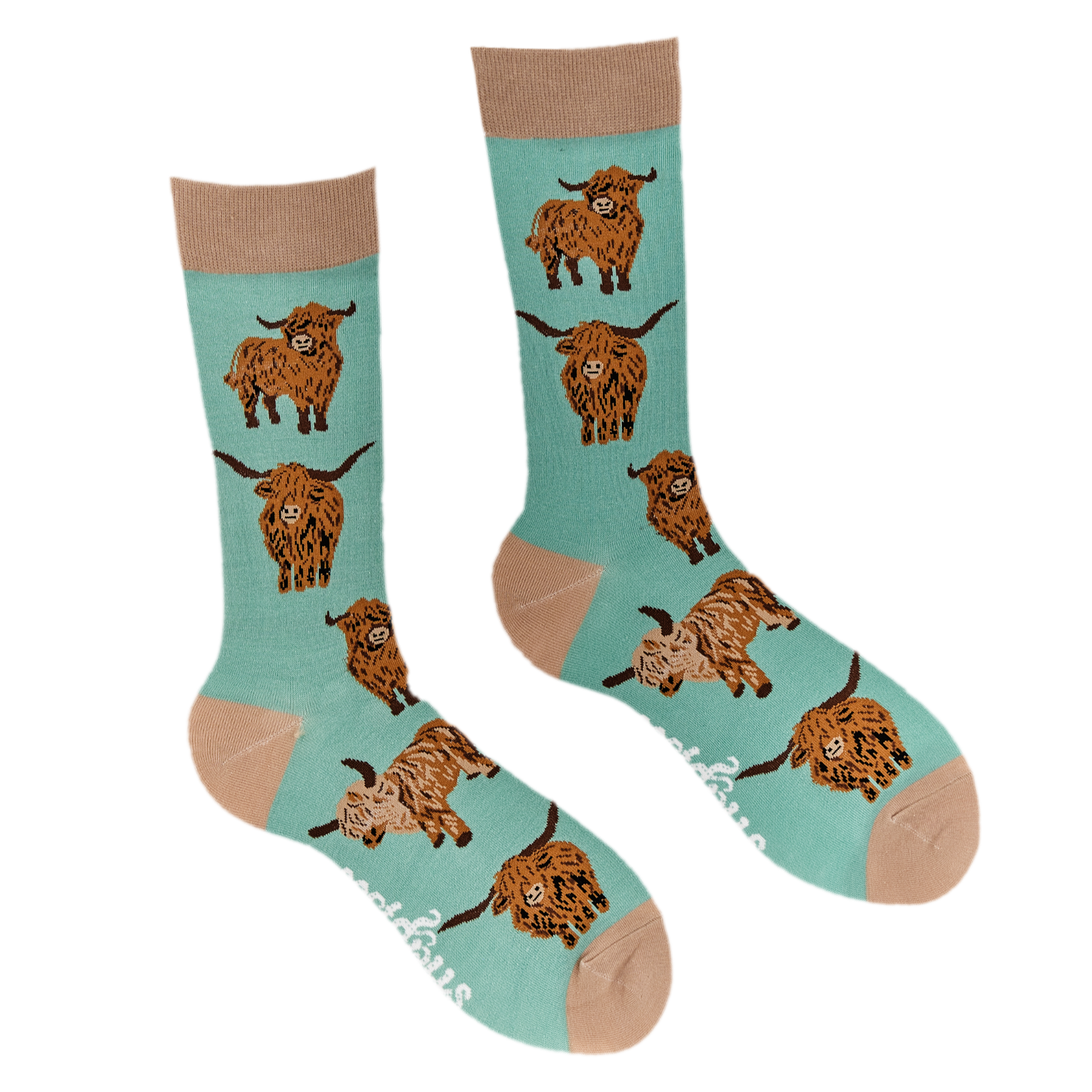 Och Aye the Moo! Socks