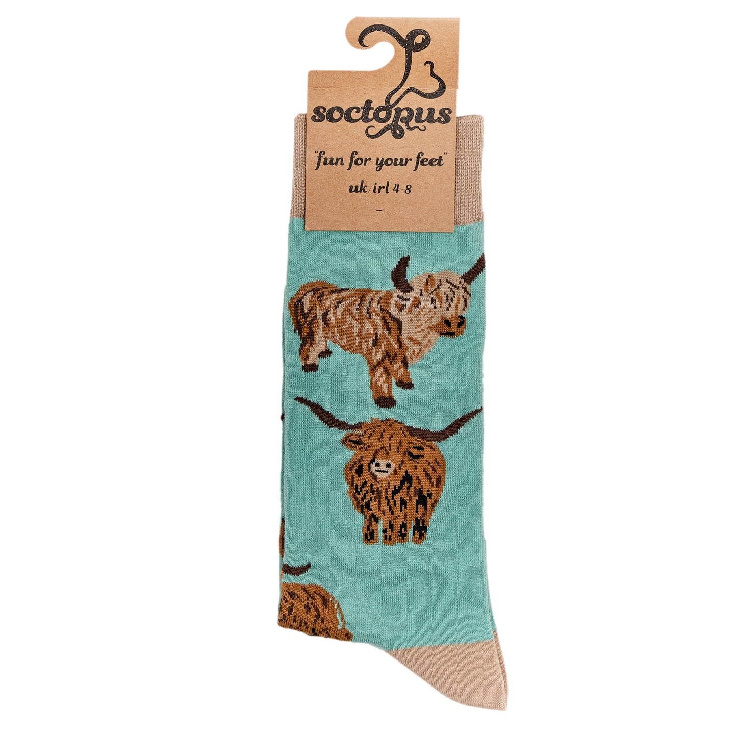 Och Aye the Moo! Socks