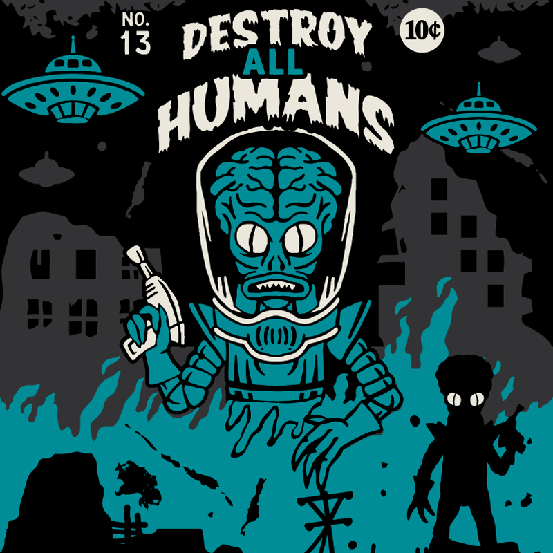 
                      
                        Destroy All Humans Socks
                      
                    