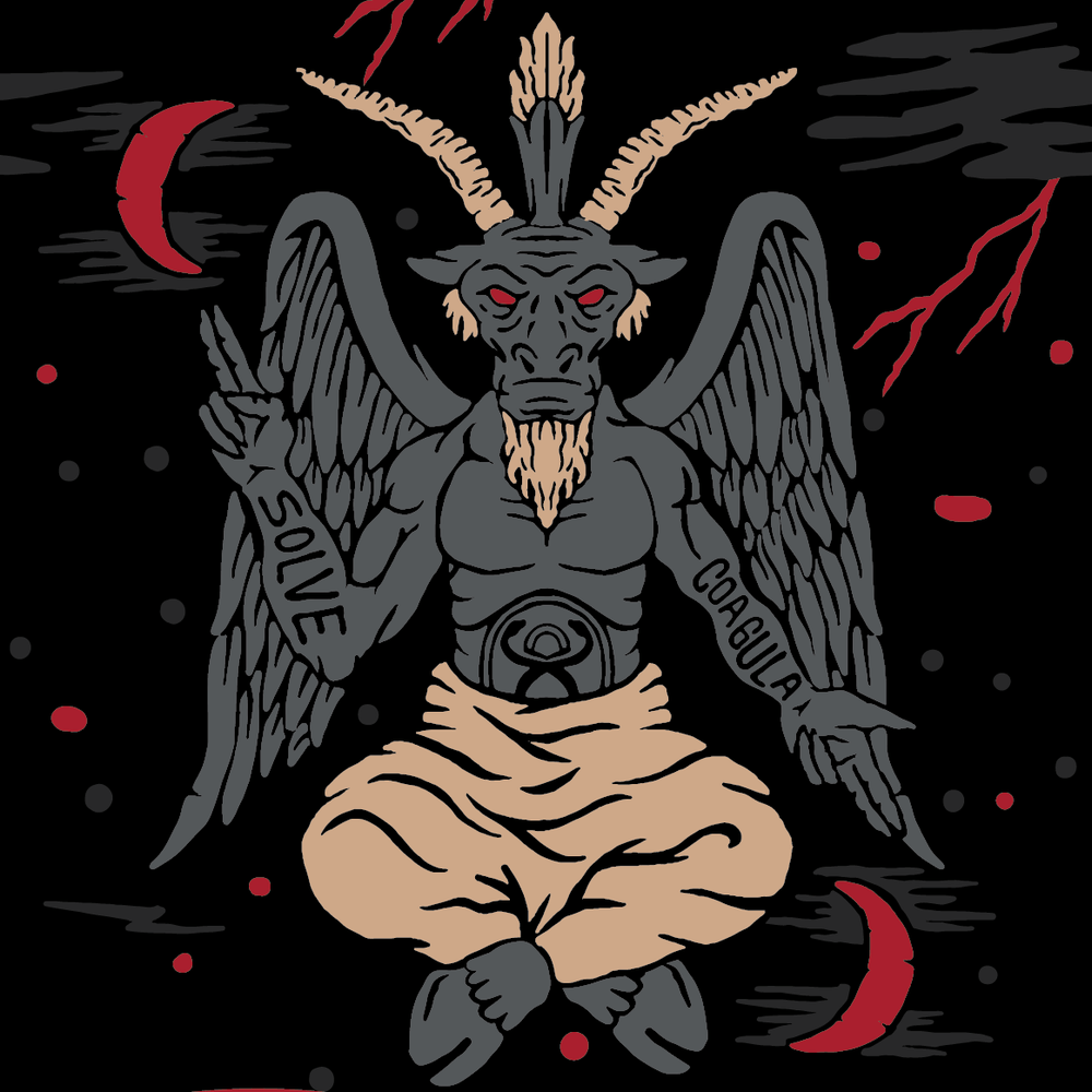 
                      
                        Evil AF Baphomet Socks
                      
                    