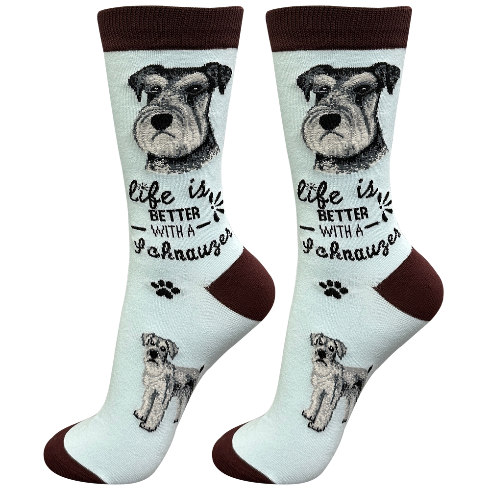 
                      
                        Life is Better With a Schnauzer Dog Socks
                      
                    