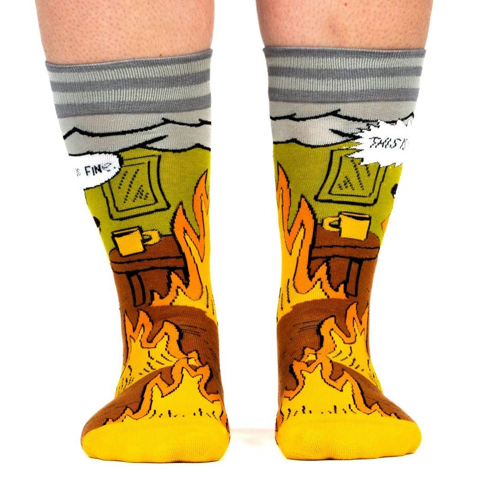 
                      
                        This is Fine: Also, Not Fine. Socks
                      
                    