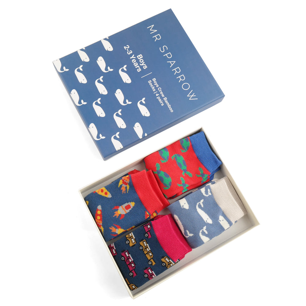 
                      
                        Little Prince Kids Bamboo Gift Box Socks - Miss Sparrow
                      
                    