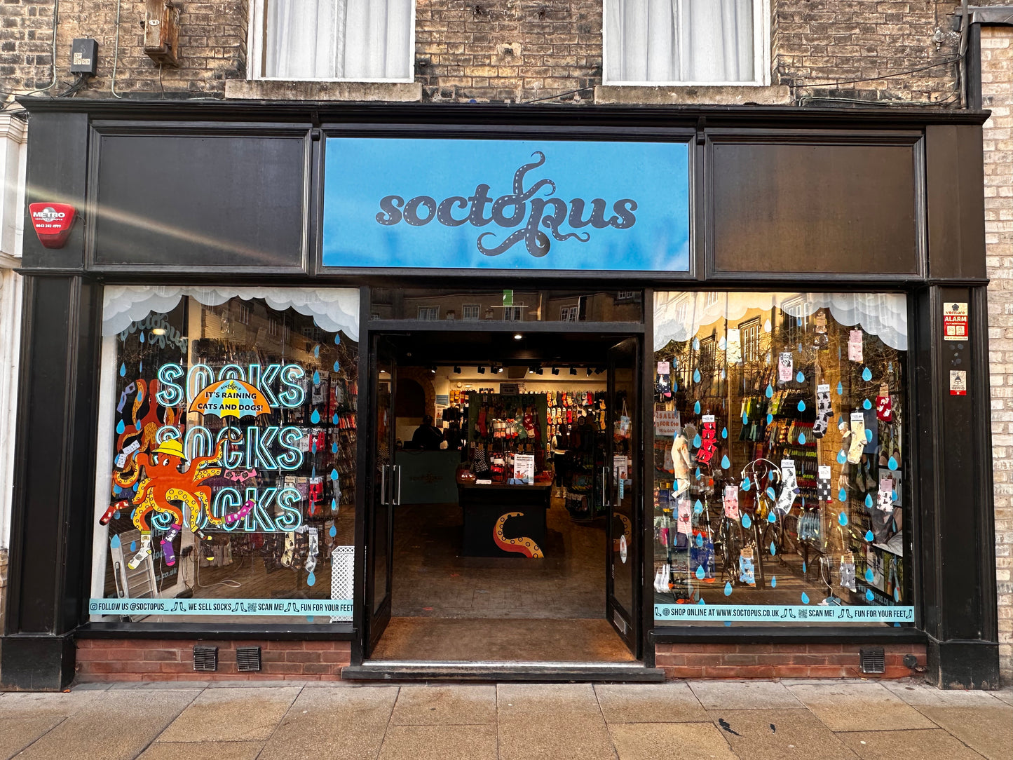 Soctopus Shop Front - Cambridge