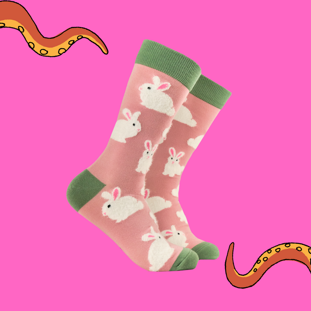 Fluffy Bunnies Socks