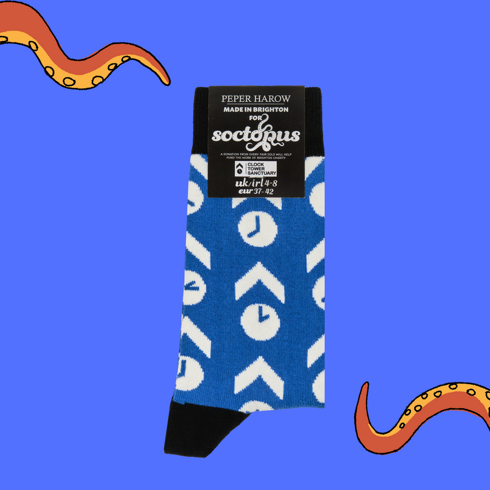 
                      
                        Clocktower Socks - Peper Harow Collaboration
                      
                    