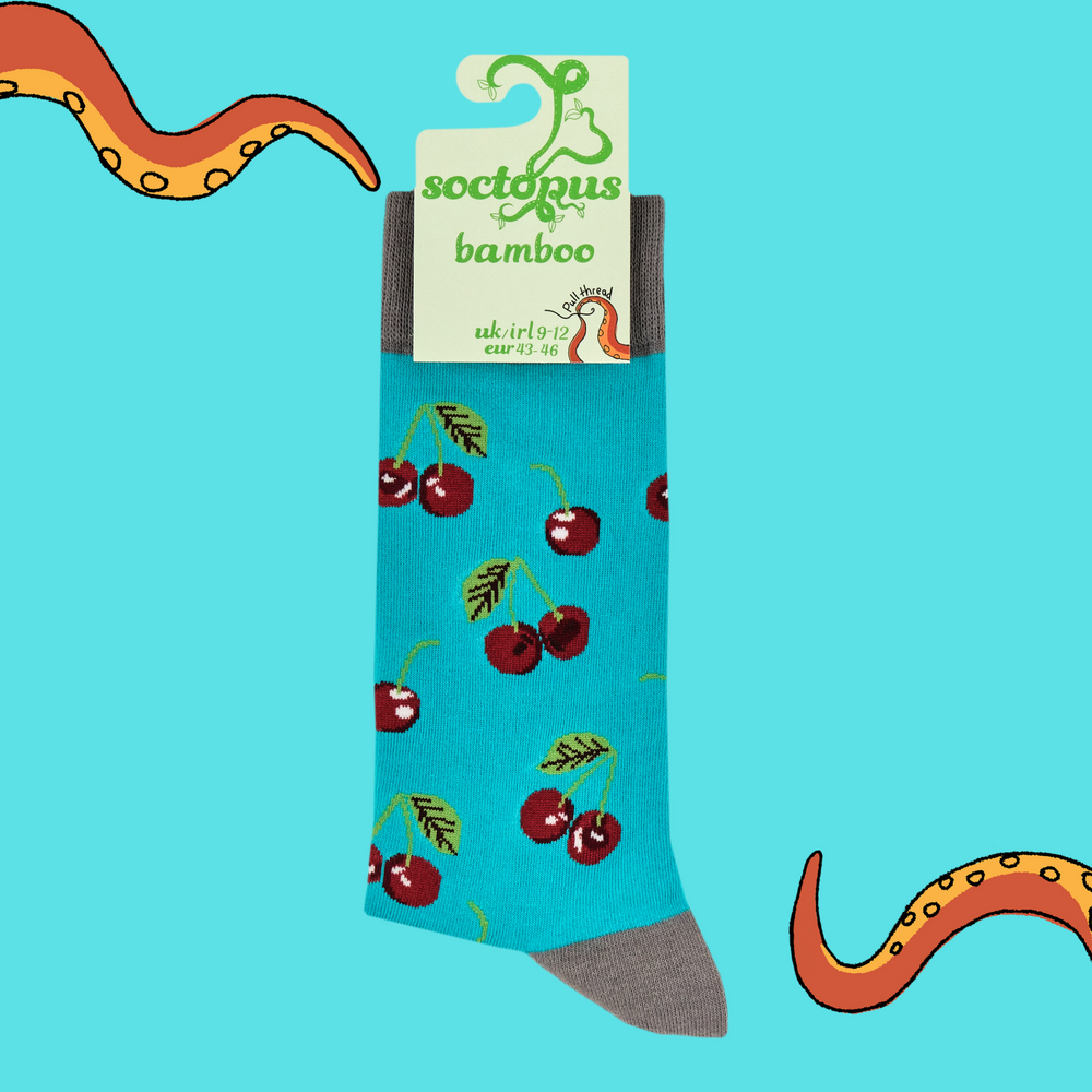 
                      
                        Cherries Bamboo Socks
                      
                    