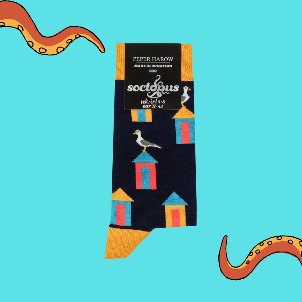 
                      
                        Beach Hut Socks - Peper Harow Collaboration
                      
                    