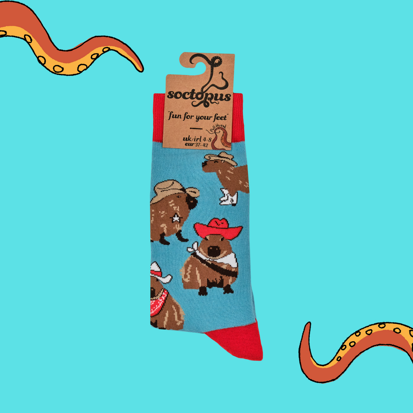 
                  
                    Cowboy Capybara Socks
                  
                