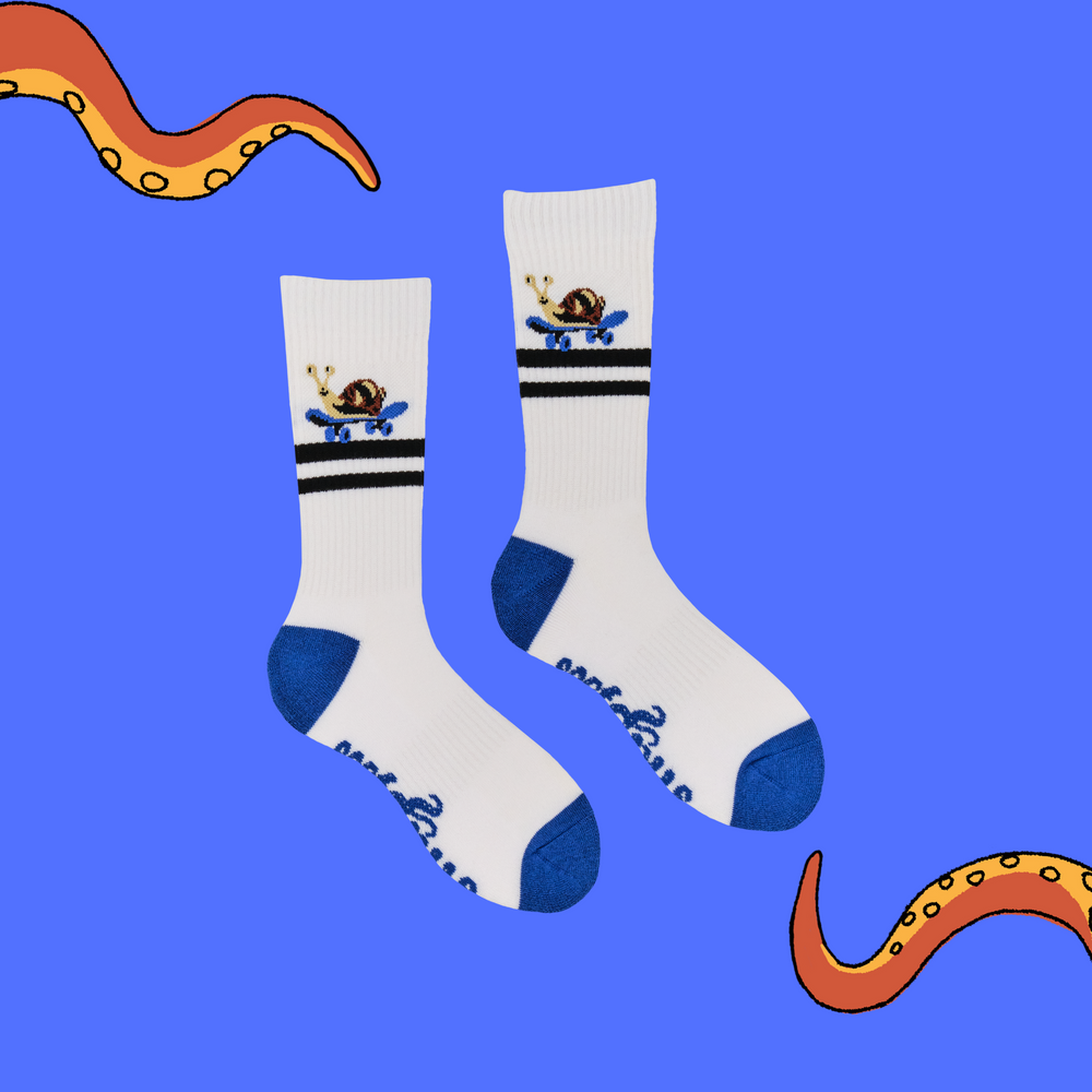 
                      
                        Snail Socks - Skateboarder Snail Athletic
                      
                    