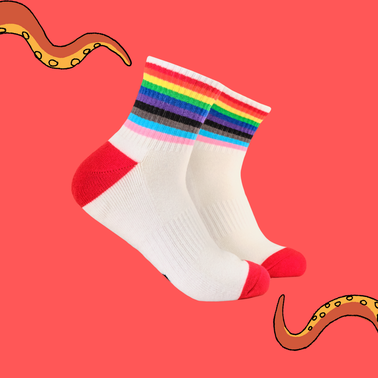 Pride Quarter Athletic Socks