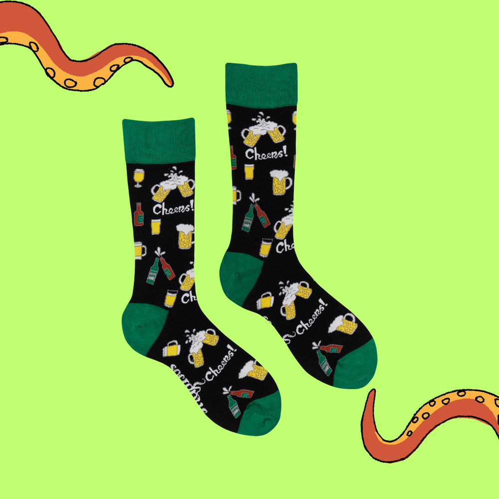 
                      
                        Beer Socks - CHEERS!
                      
                    