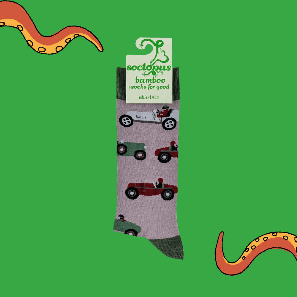 
                      
                        Car Socks - Vintage Racing Bamboo
                      
                    