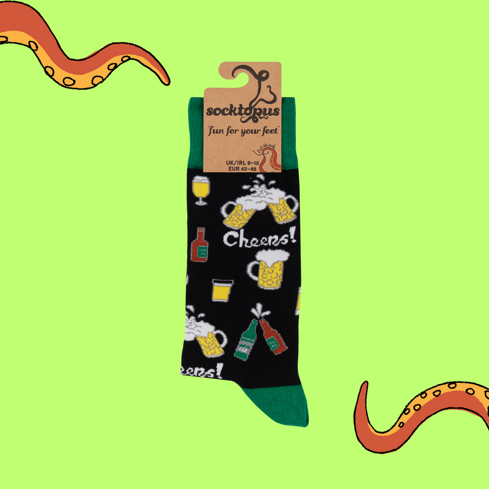 
                      
                        Beer Socks - CHEERS!
                      
                    