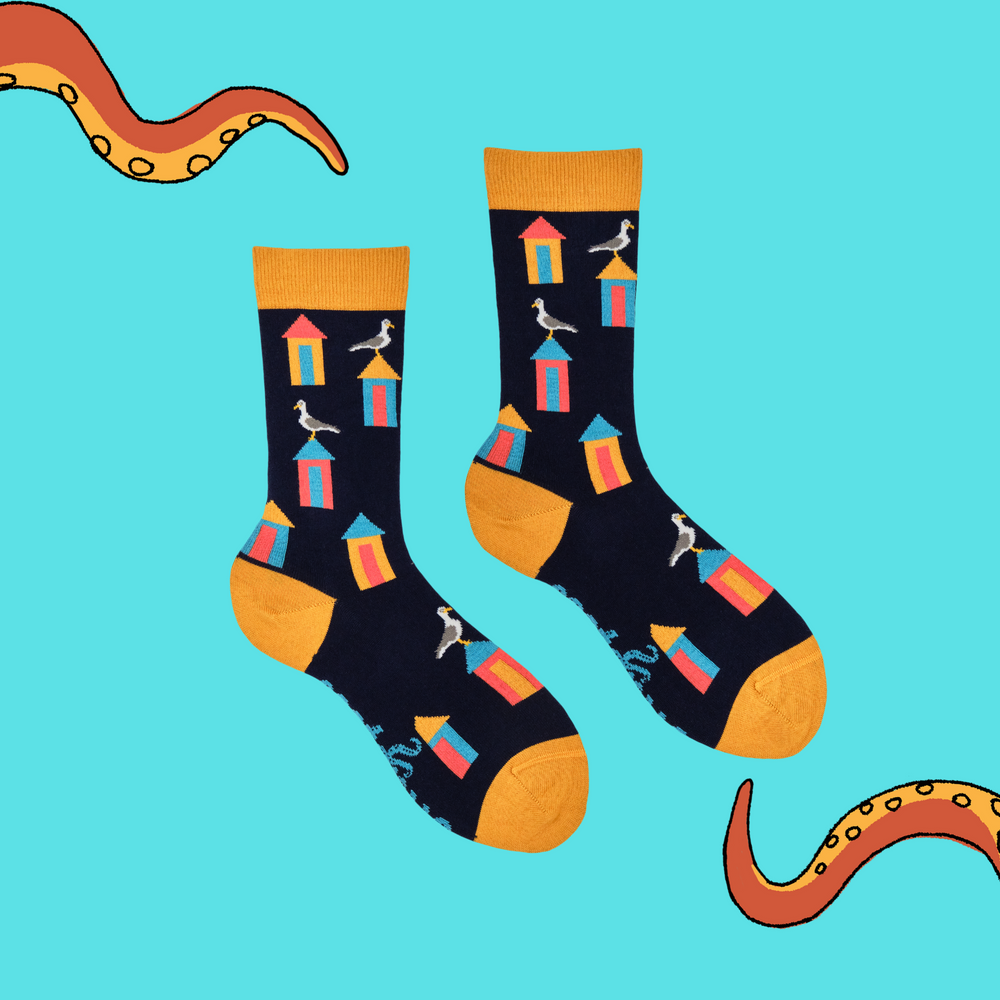 
                      
                        Beach Hut Socks - Peper Harow Collaboration
                      
                    