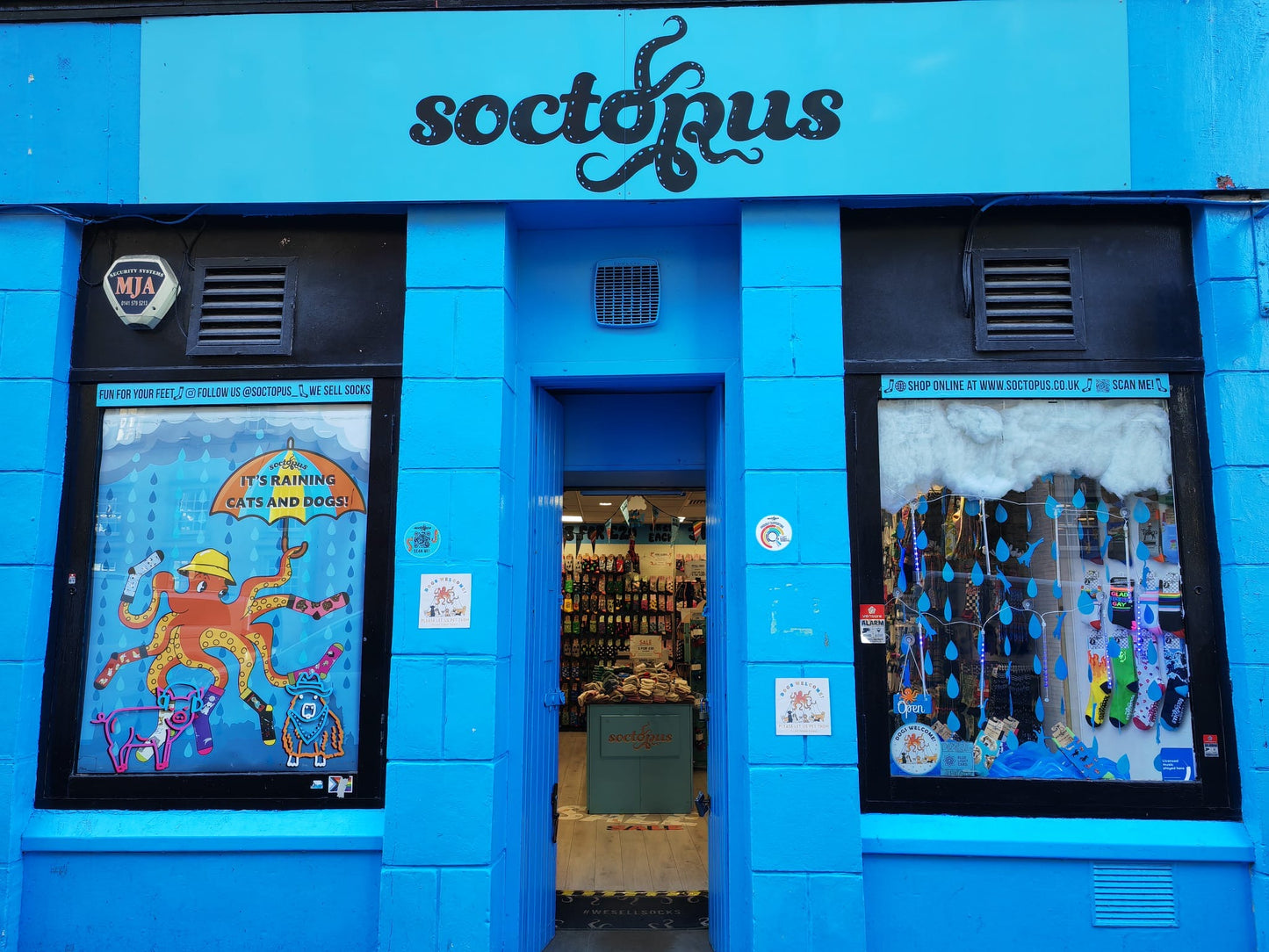 Soctopus Shop Front - Edinburgh