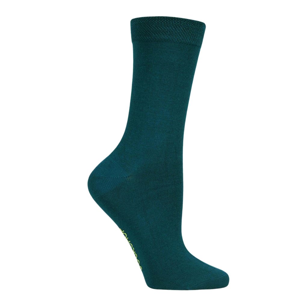 
                  
                    Rainbow Bamboo - Green - Evergreen. A green pair of bamboo socks.
                  
                