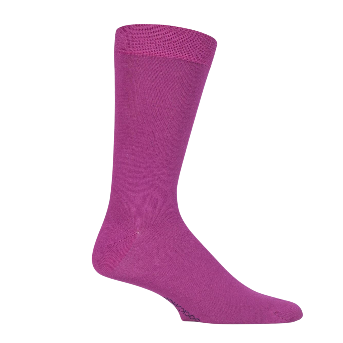 
                  
                    A pair of pink bamboo socks.
                  
                