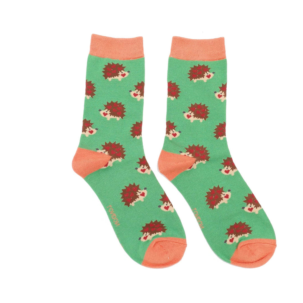 
                      
                        Hearty Hedgehogs Bamboo Socks - Miss Sparrow
                      
                    