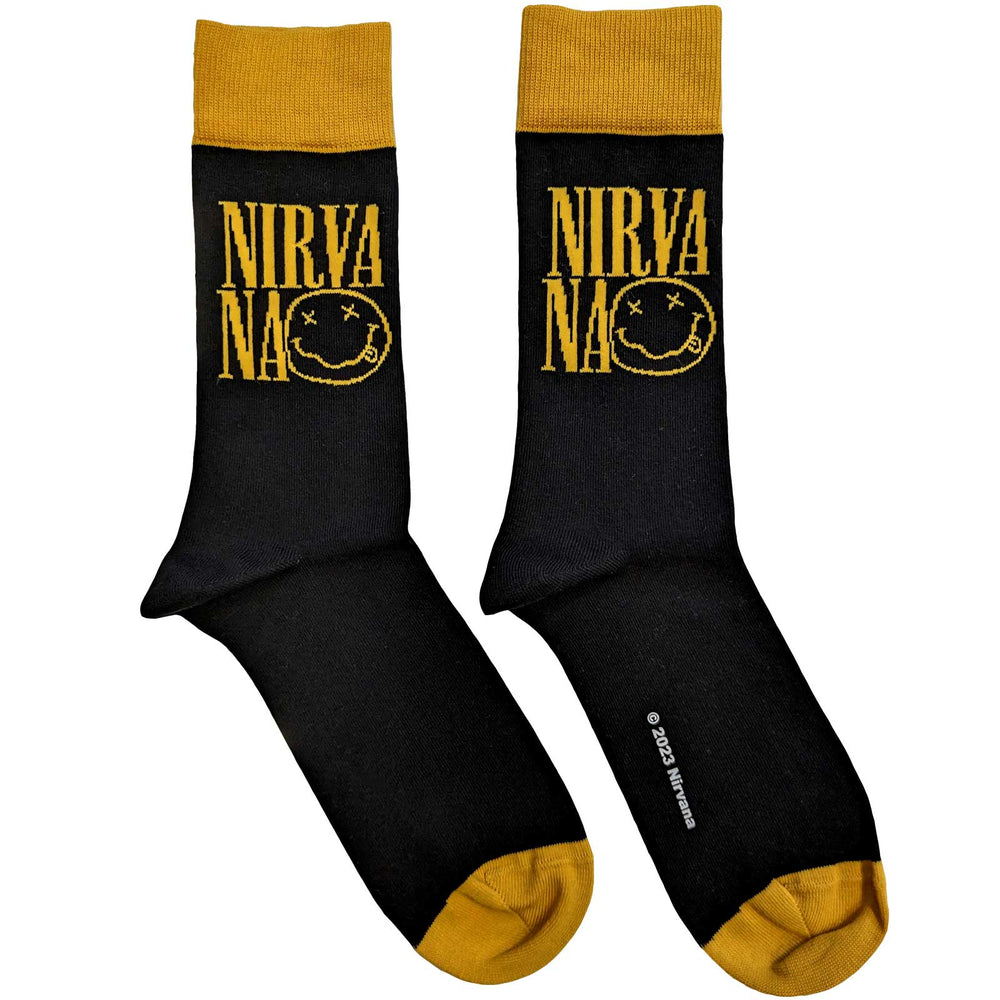 NIRVANA Logo Stacked Socks