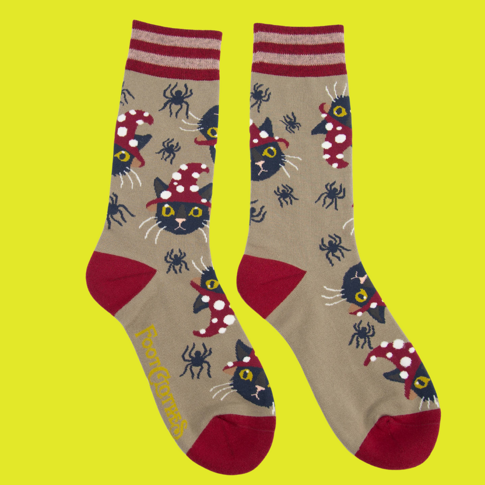 Witchy Whiskers Socks