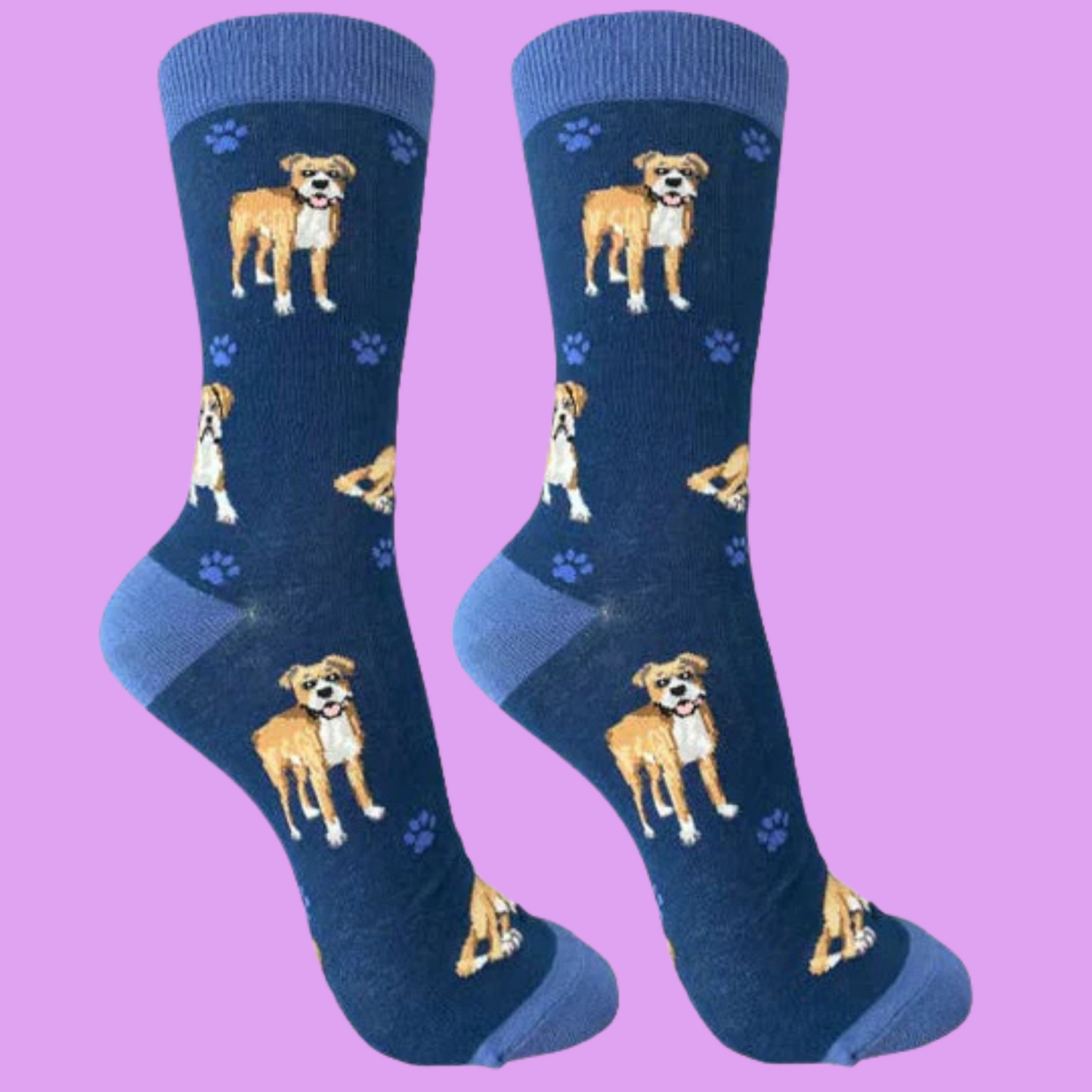 Boxer Dog Full Body Socks