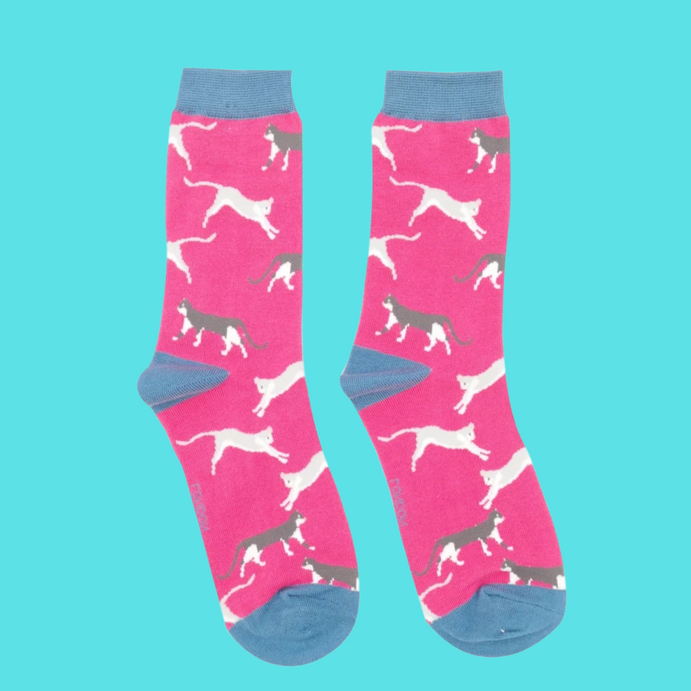 
                      
                        Wandering Cats Bamboo Socks - Miss Sparrow
                      
                    