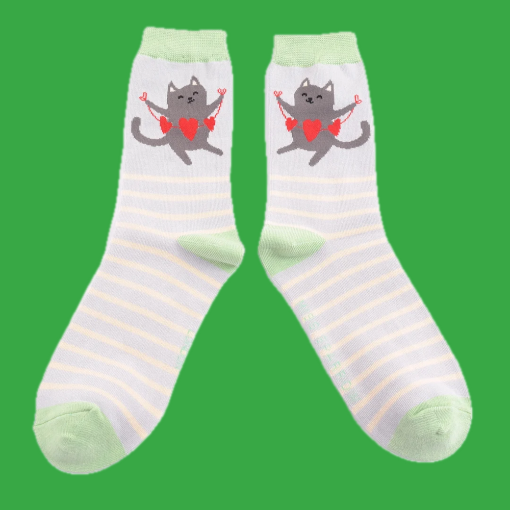 
                      
                        Lovely Cats Bamboo Socks - Miss Sparrow
                      
                    