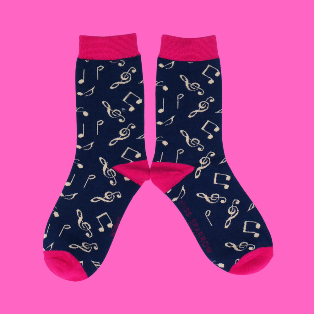 
                      
                        Music Notes Bamboo Socks
                      
                    