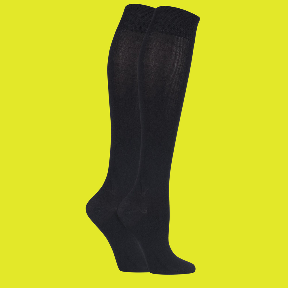 
                  
                    2-Pair Bamboo Knee High Socks
                  
                