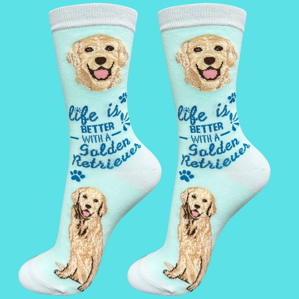 
                      
                        Life is Better With a Golden Retriever Dog Socks
                      
                    