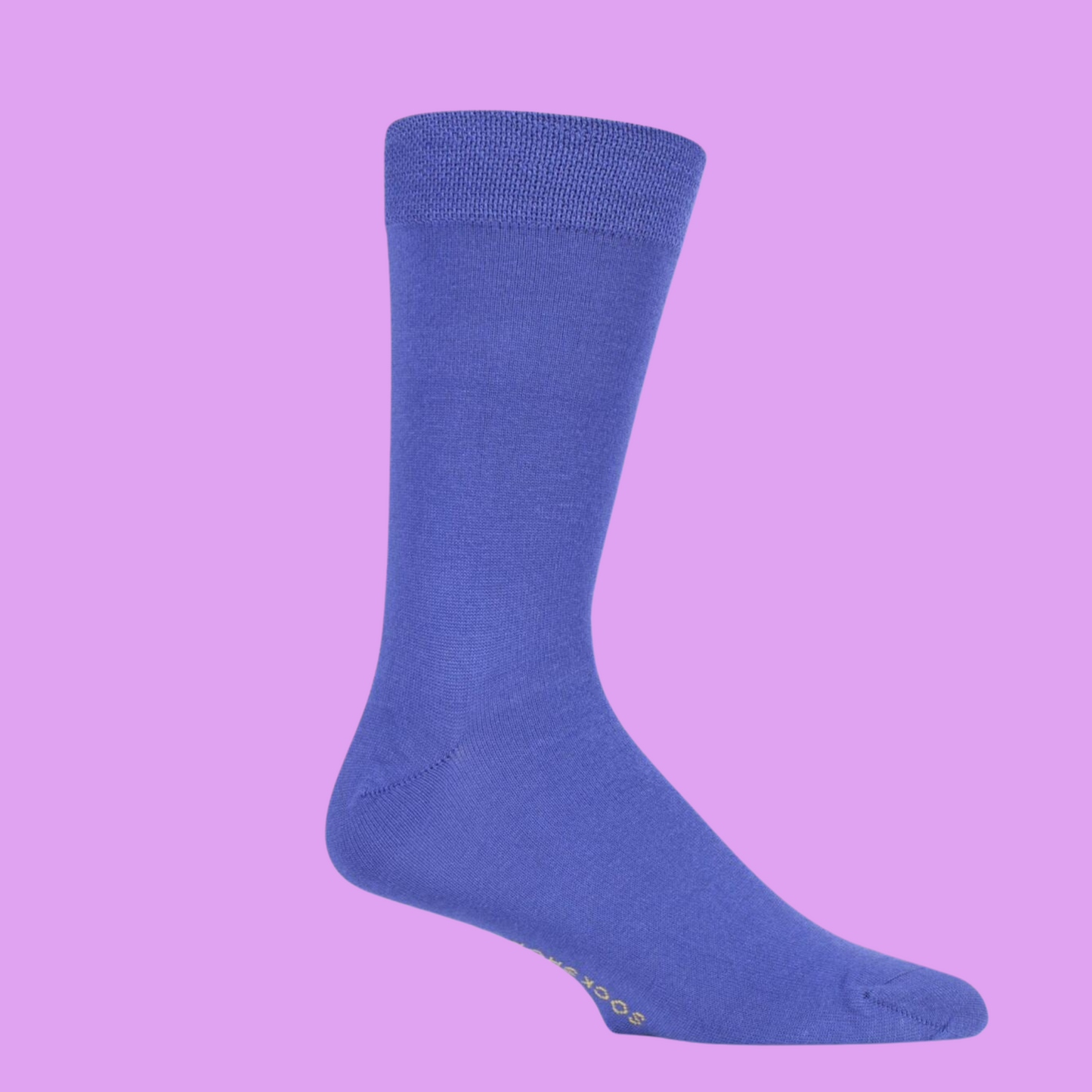 
                  
                    A pair of purple bamboo socks. 
                  
                