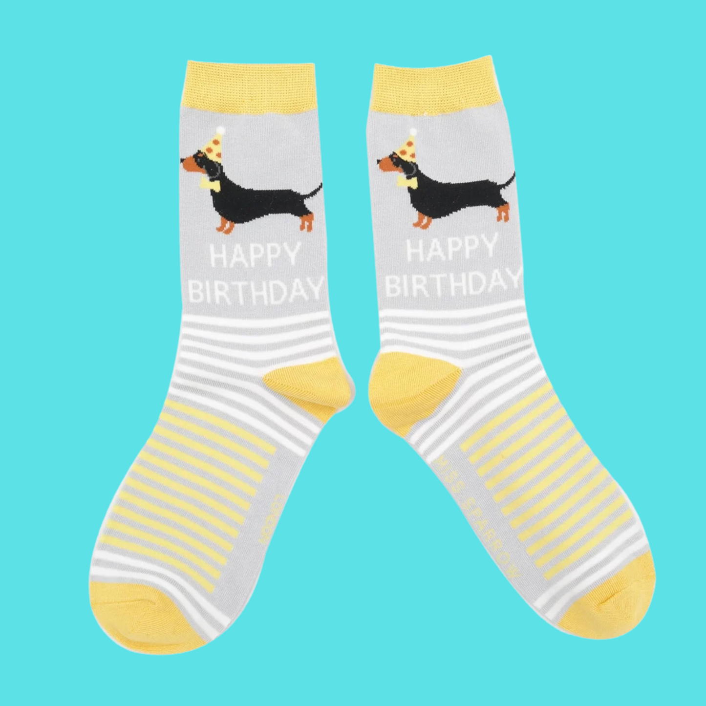 Birthday Sausage Dogs Bamboo Socks