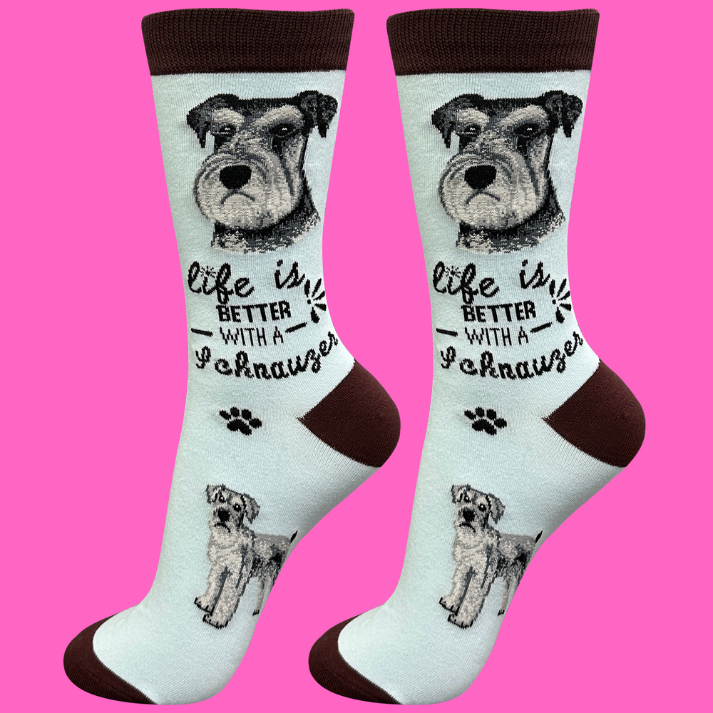 
                      
                        Life is Better With a Schnauzer Dog Socks
                      
                    