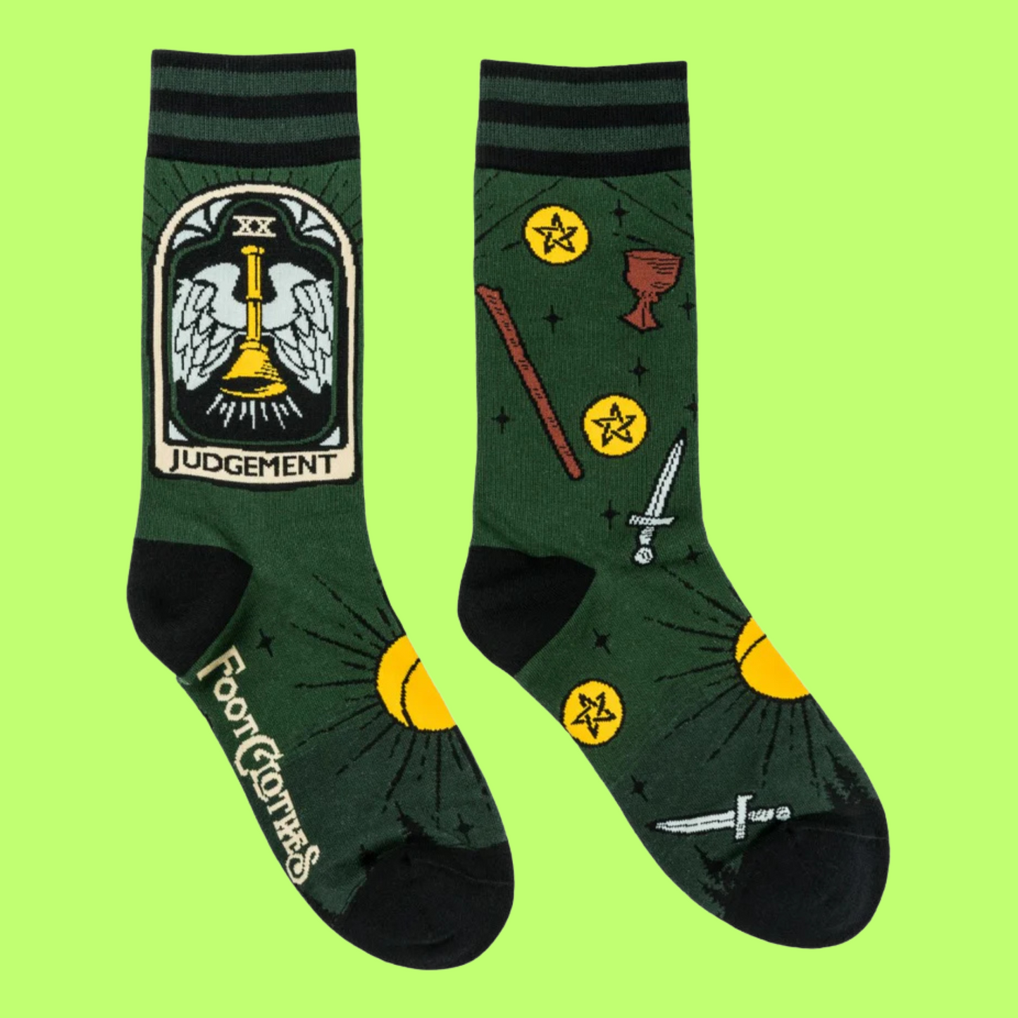 Judgement Tarot Nouveau Crew Socks