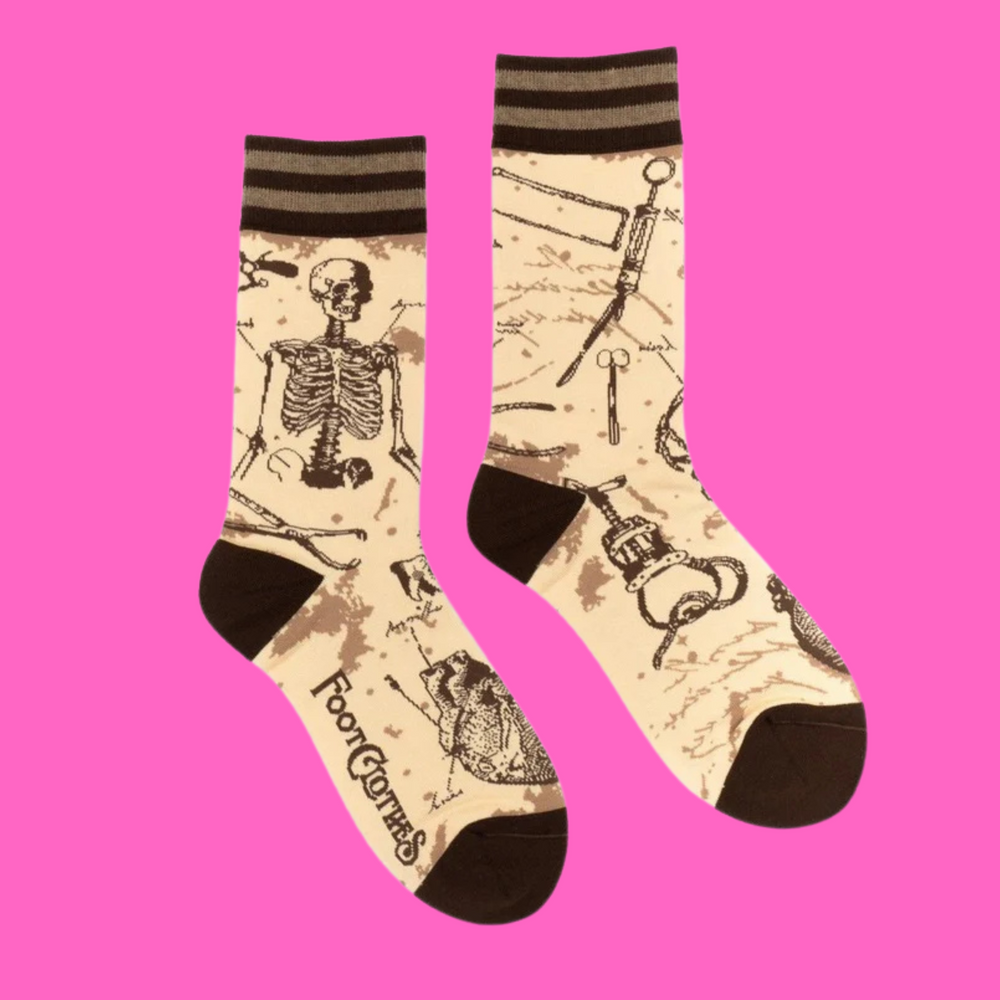 Antique Medical Crew Socks