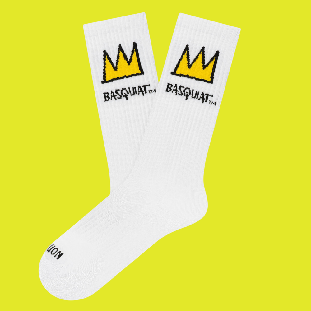 Basquiat Crown Athletic Socks