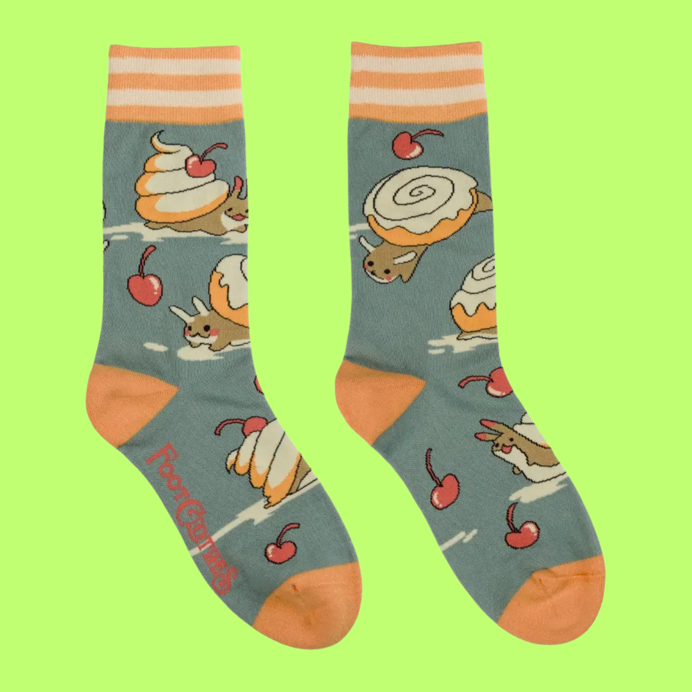 Cinnasnails Crew Socks