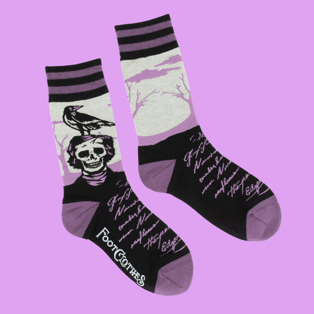 
                      
                        The Raven Poe Socks
                      
                    