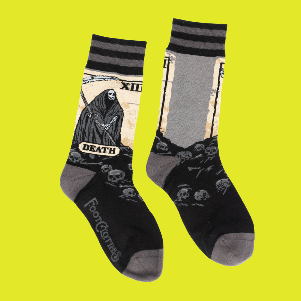 
                      
                        Death Tarot Card Socks
                      
                    