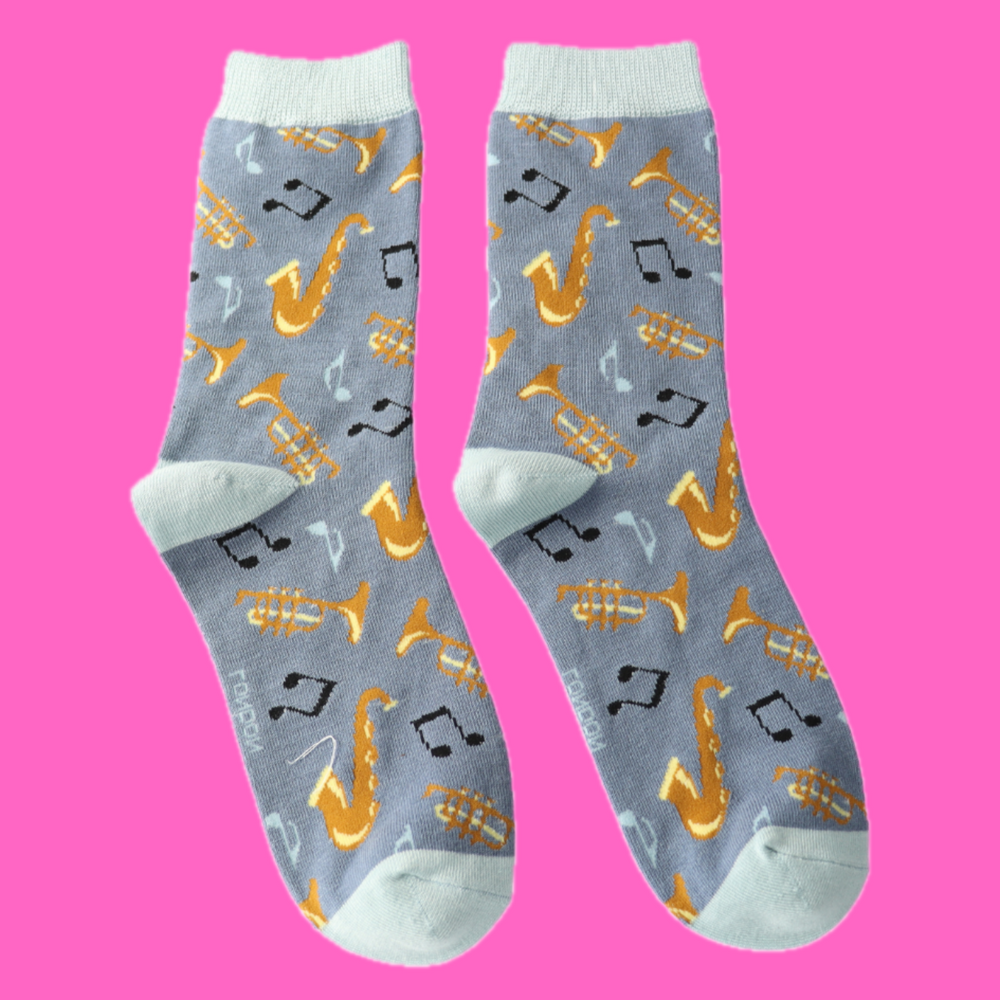 Brass Band Bamboo Socks - Miss Sparrow