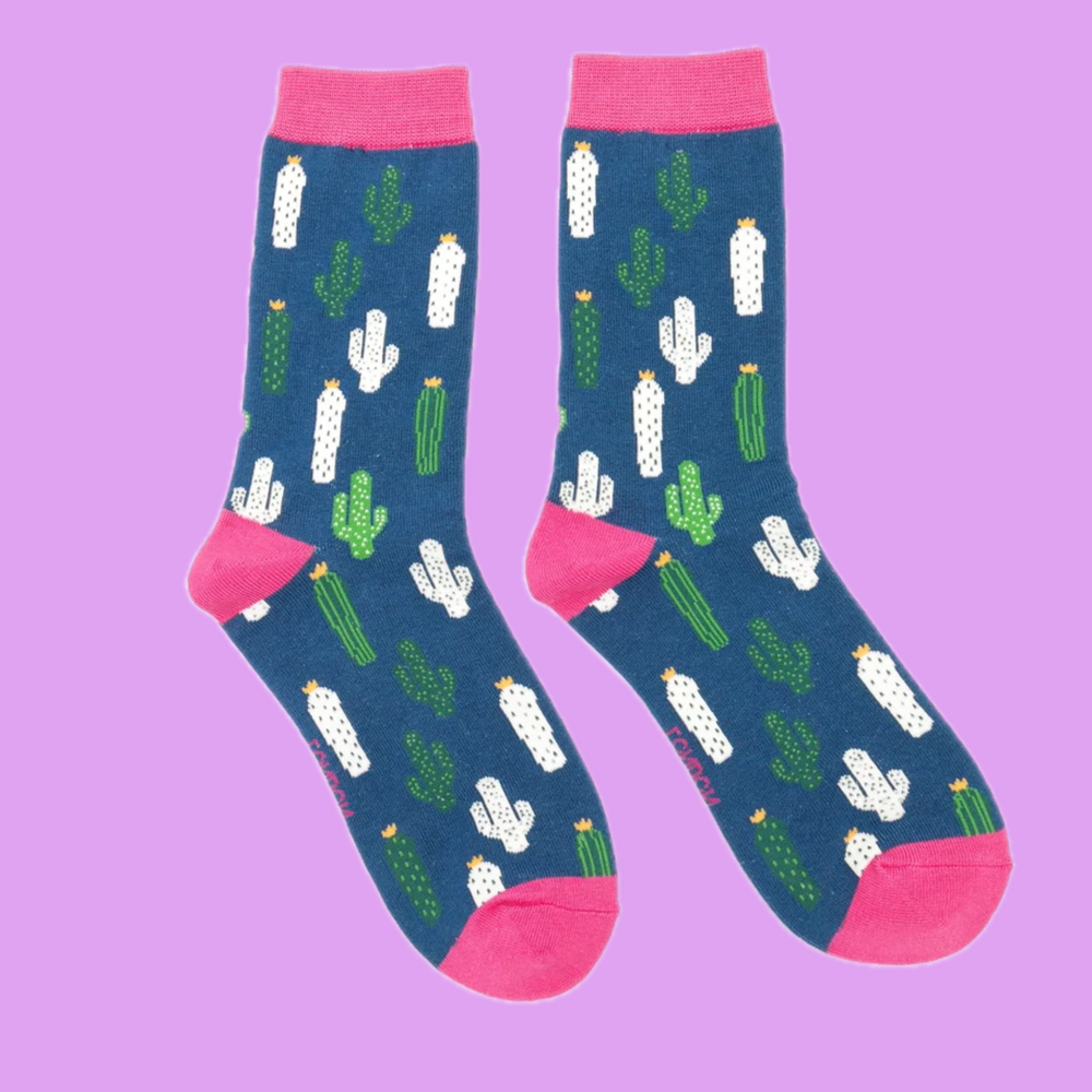 Prickly Pair Bamboo Socks - Miss Sparrow