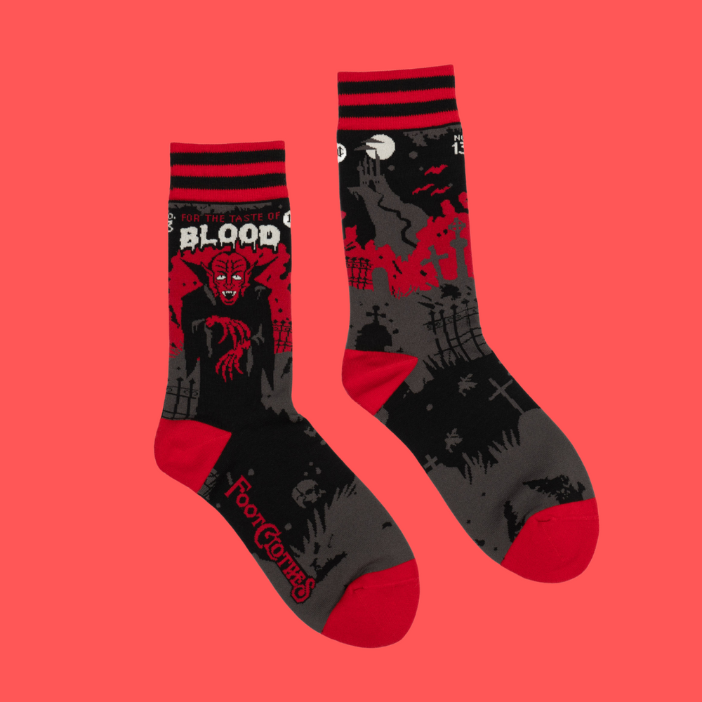 Dracula's Bloodlust Socks