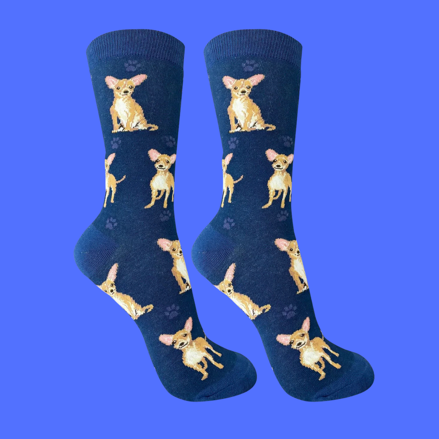 Tan Chihuahua Dog Full Body Socks